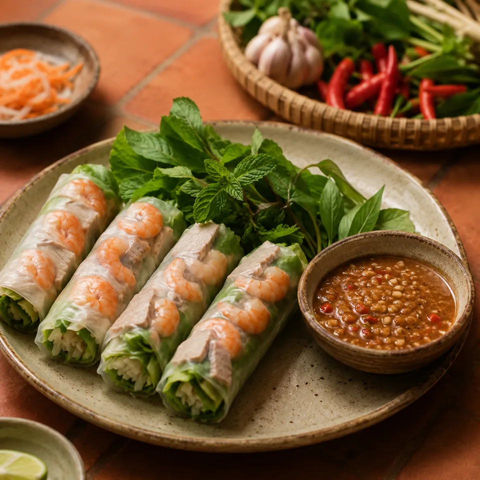 Bàn ăn tại Hồ Thị Kim Huệ